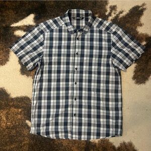 Arc'teryx Black and Gray Plaid Shirt